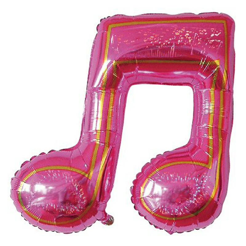 楽天市場】音符 バルーン 【ぺしゃんこでお届け】 100cm ガスなし