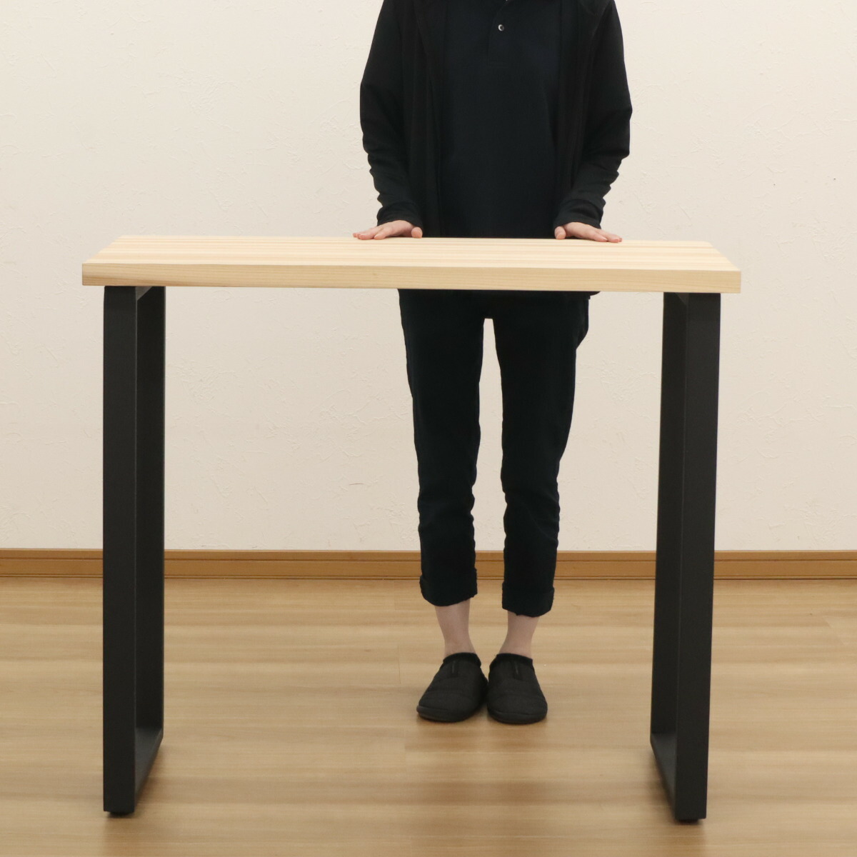 楽天市場】テーブル脚 2本入り 高さ85cm 台形 カウンター用 テーブル