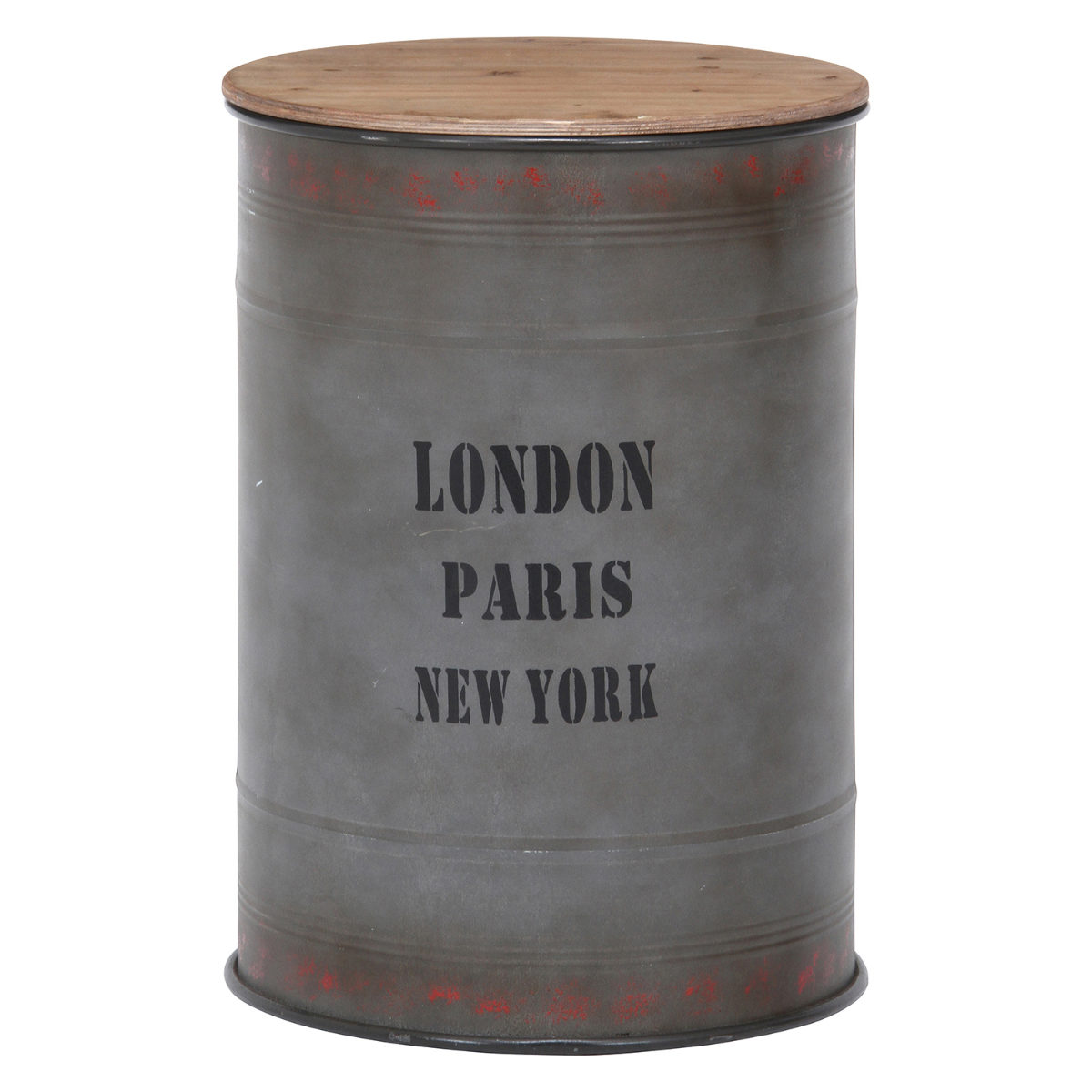 楽天市場】ガーデンオーナメント ブリキドラムカン 直径58×高さ82cm