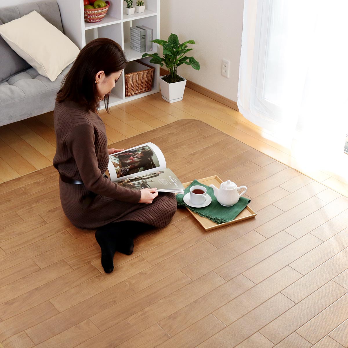 楽天市場】ラグ 182×260cm ラグマット オーク 消臭タイプ 既製サイズ