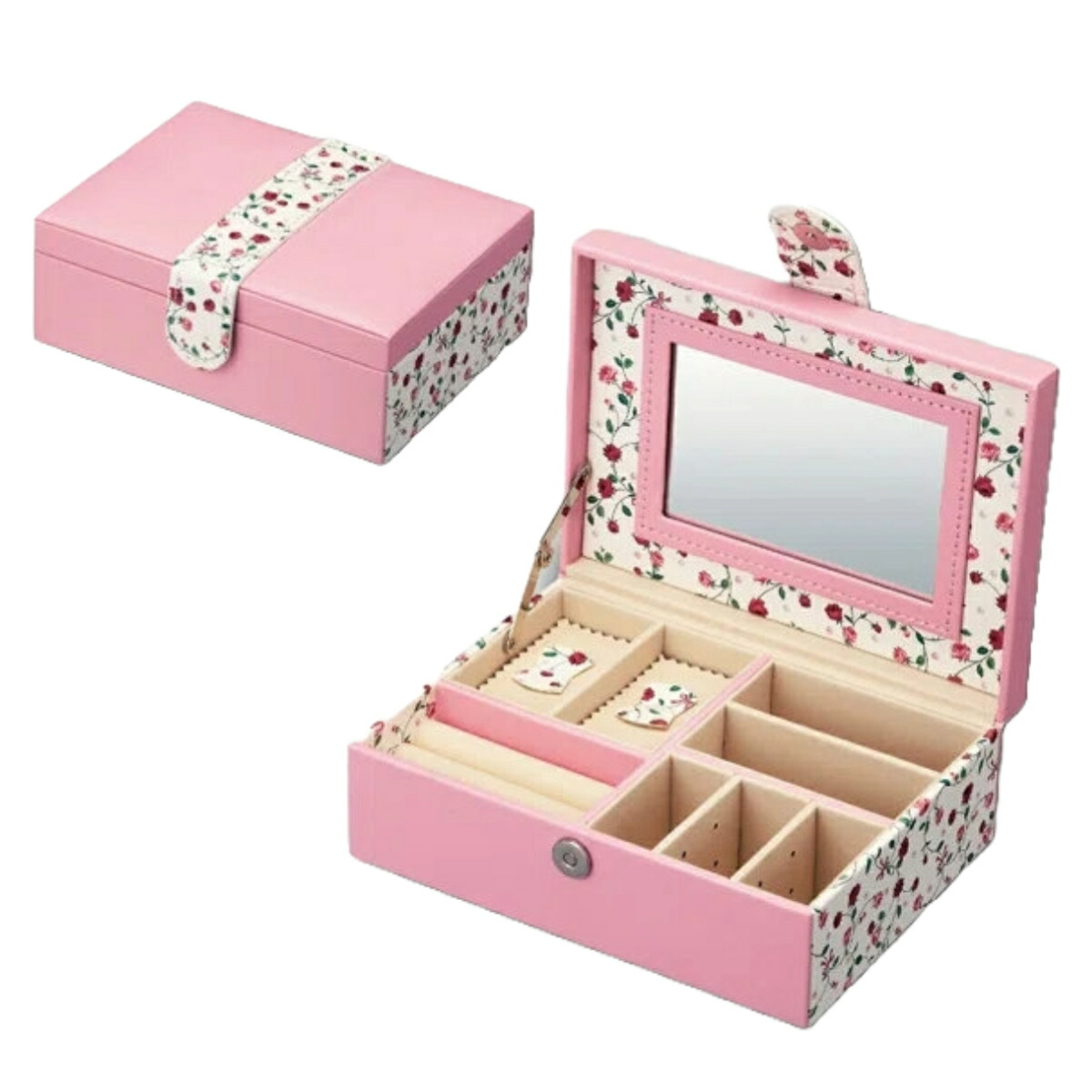 楽天市場】アクセサリーケース フラワー ジュエリーボックス Mサイズ