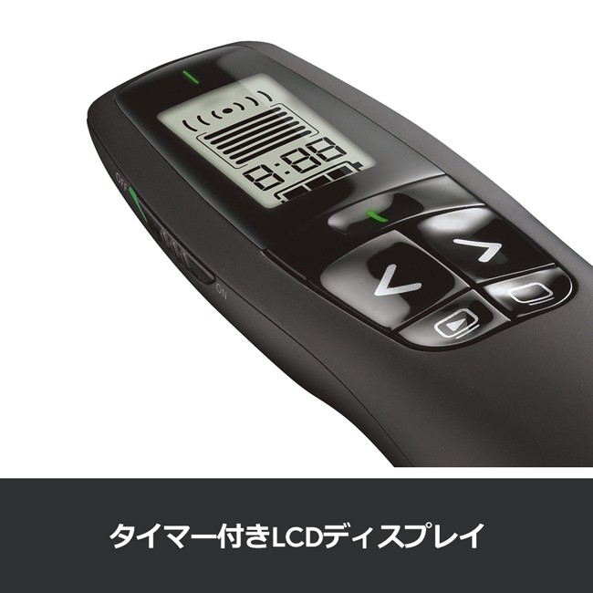 楽天市場】ロジクール ポインター R800t ブラック 緑色レーザー