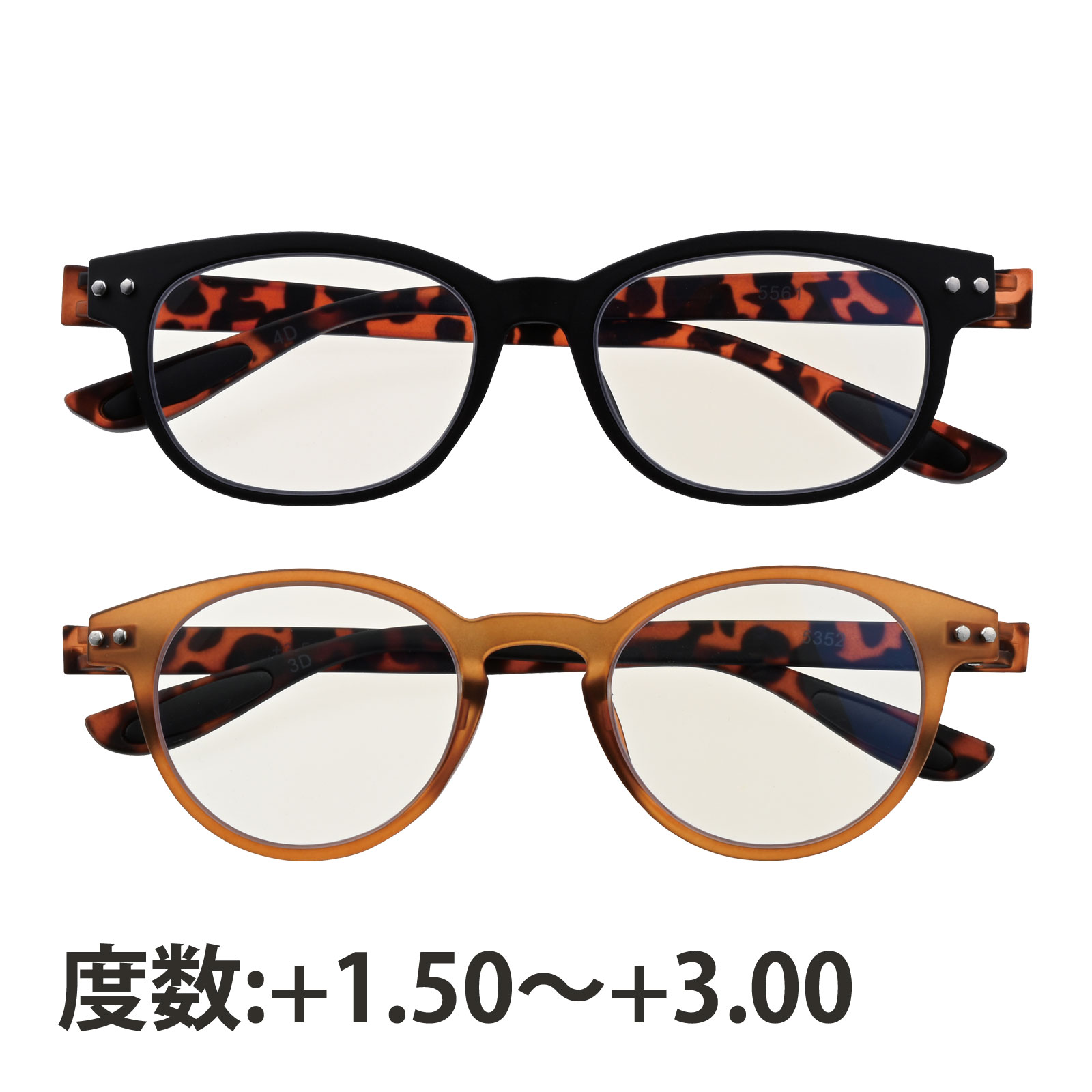 楽天市場】カラフルック 遠近両用メガネ 老眼鏡 シニアグラス 遠近両用