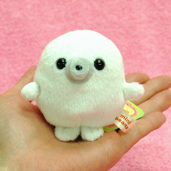 楽天市場】mini beans アザラシ サイズ:8cm ふわふわ もちもち
