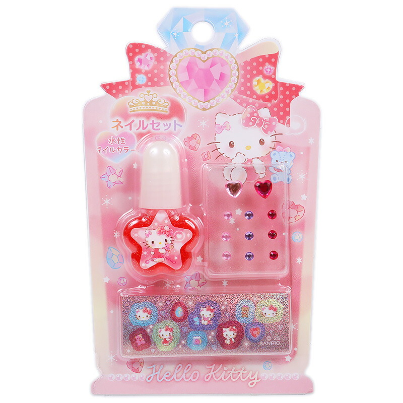 楽天市場】ハローキティ ネイルカラーセット ネイルシール キッズ