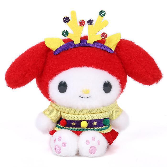 楽天市場】マイメロディ ぬいぐるみ クリスマスセーターデザイン