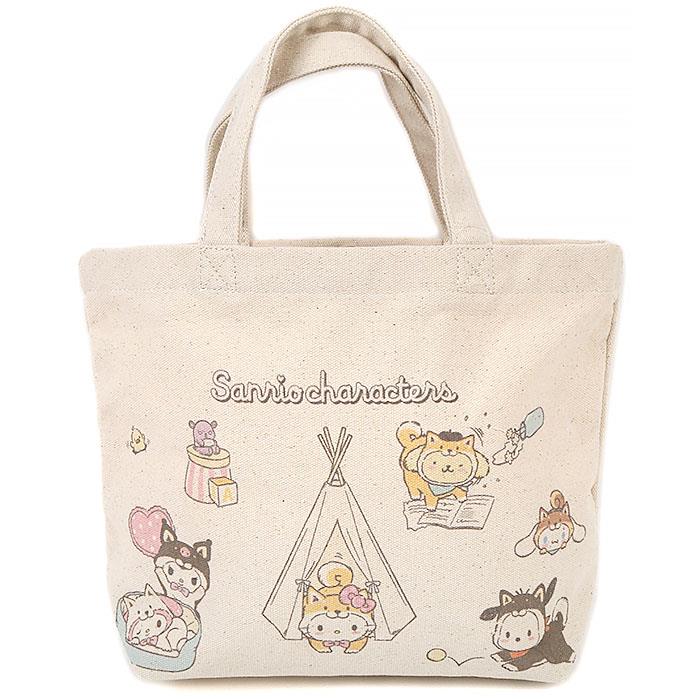 楽天市場】サンリオキャラクターズ 手さげバッグ 16オンス 帆布ZIP