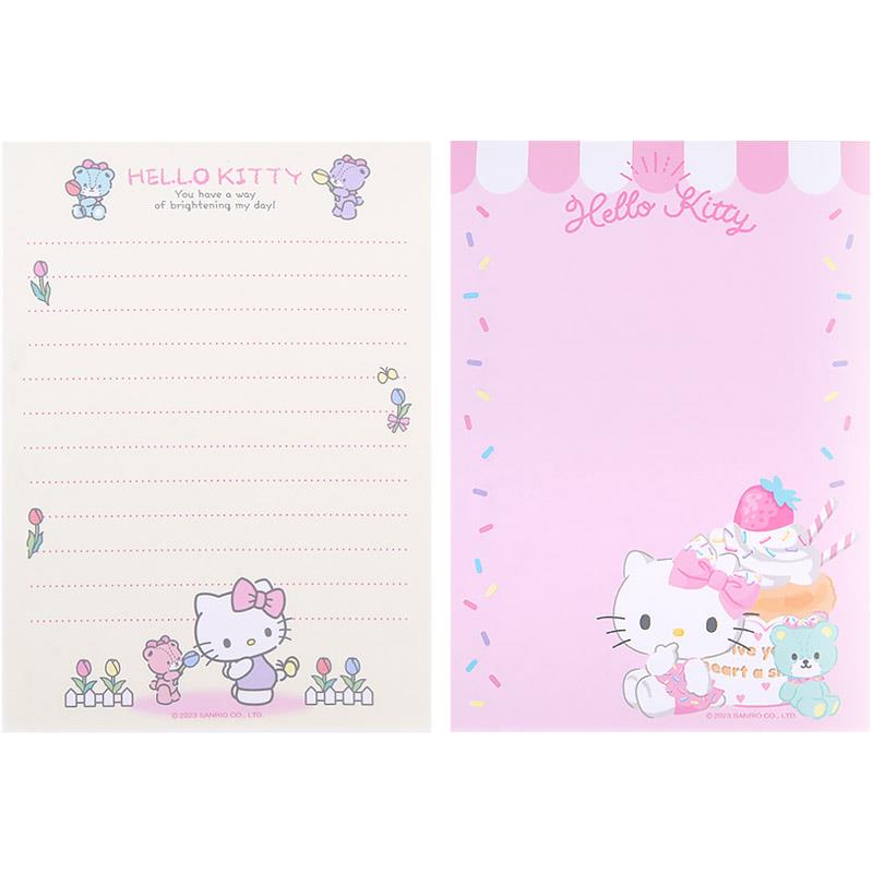 楽天市場】ハローキティ 8デザインメモ メモ帳 104枚 シール付き