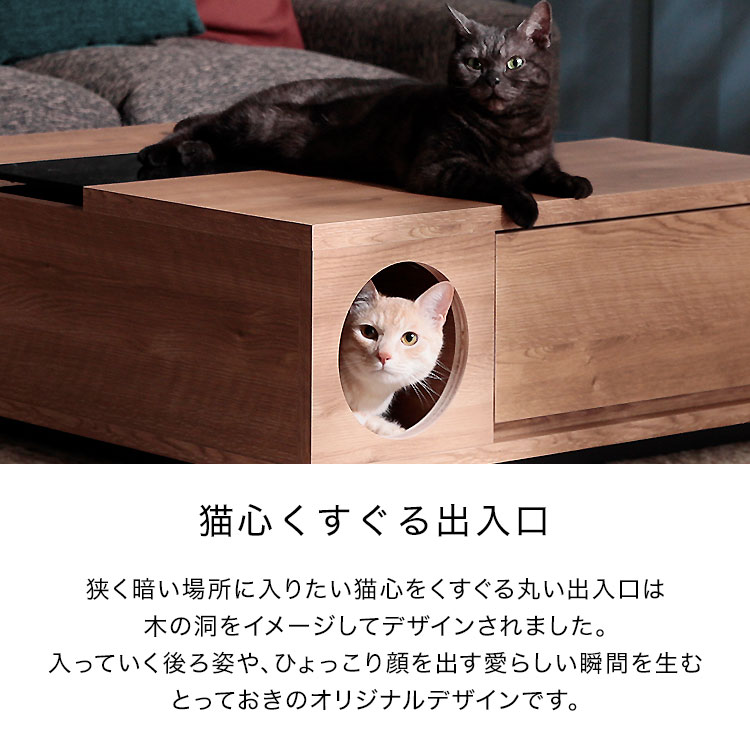 JAM JAM様用 ロウヤ 猫と暮らそう ローテーブル ガラス天板 LOWYA ロー
