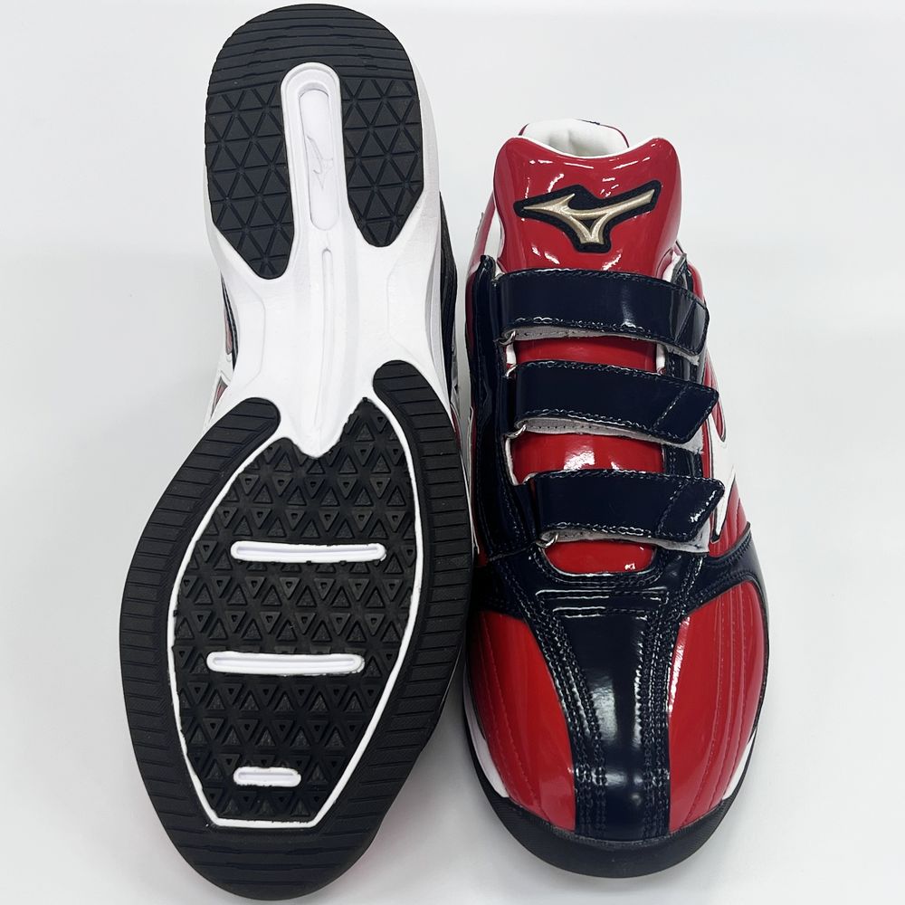 楽天市場】【サイズ交換送料無料】ネイビー×レッド ミズノ 野球