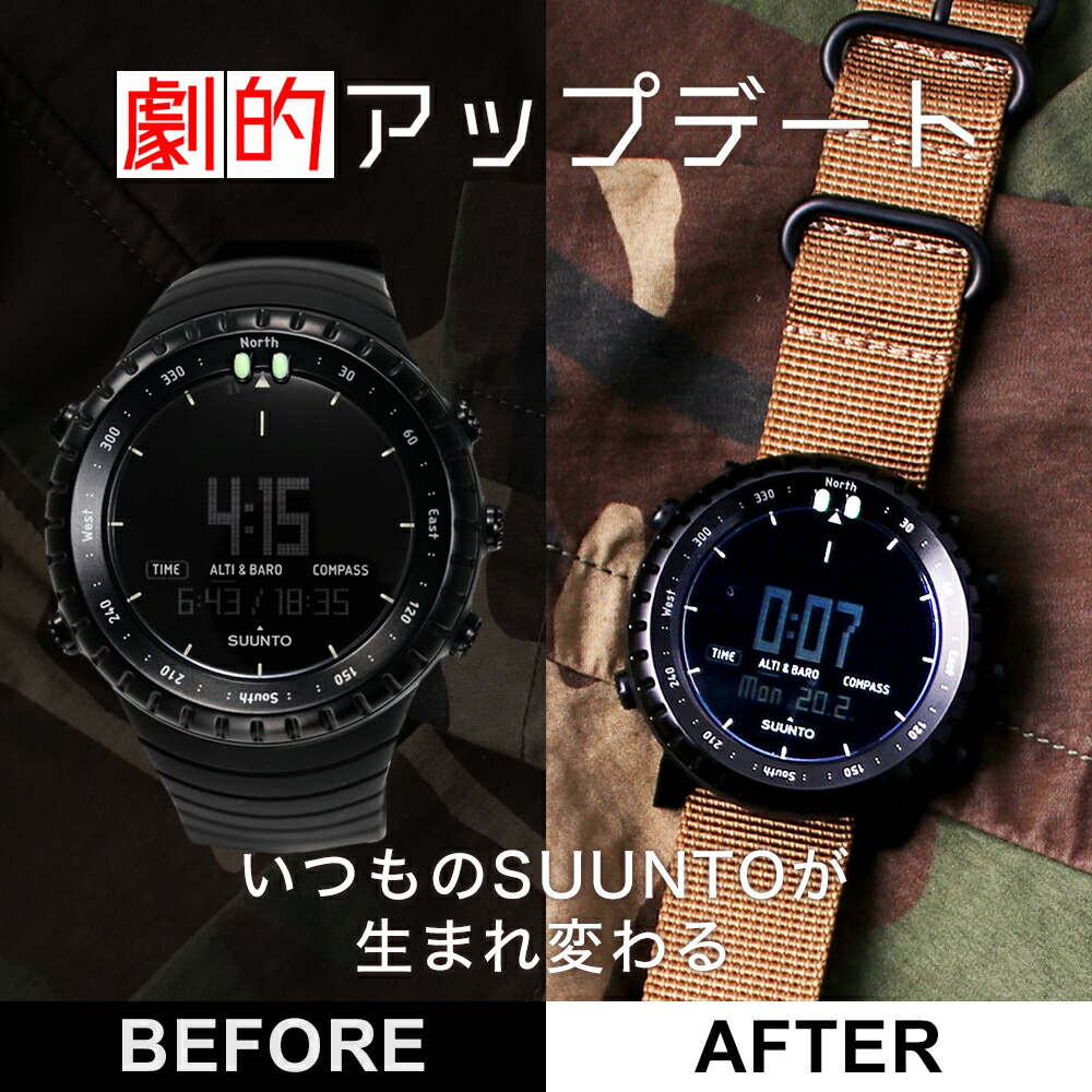 楽天市場】【SUUNTO CORE 専用 ベルト】スント コア ブラックグレー
