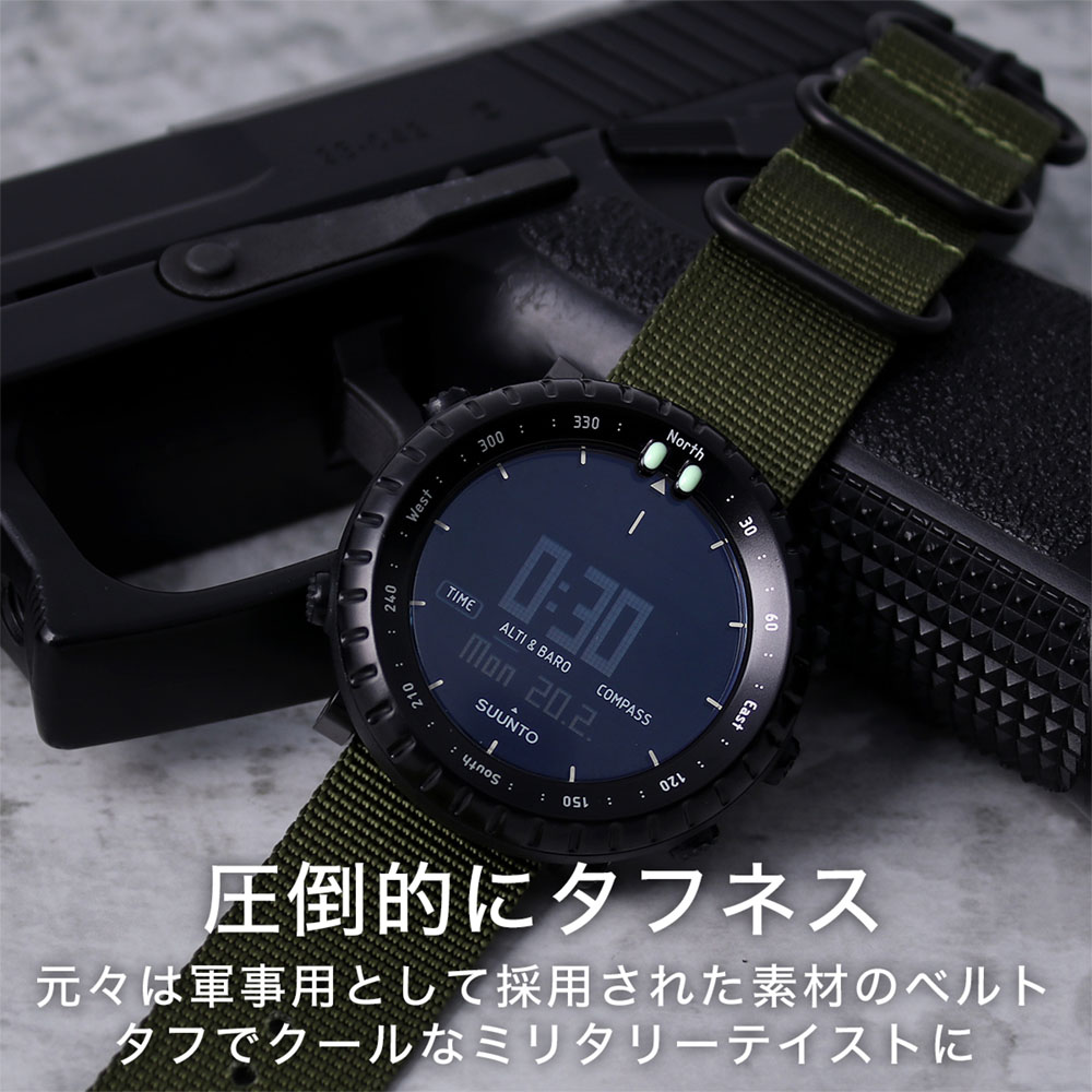 楽天市場】【SUUNTO CORE 専用 ベルト】スント コア ブラックグレー