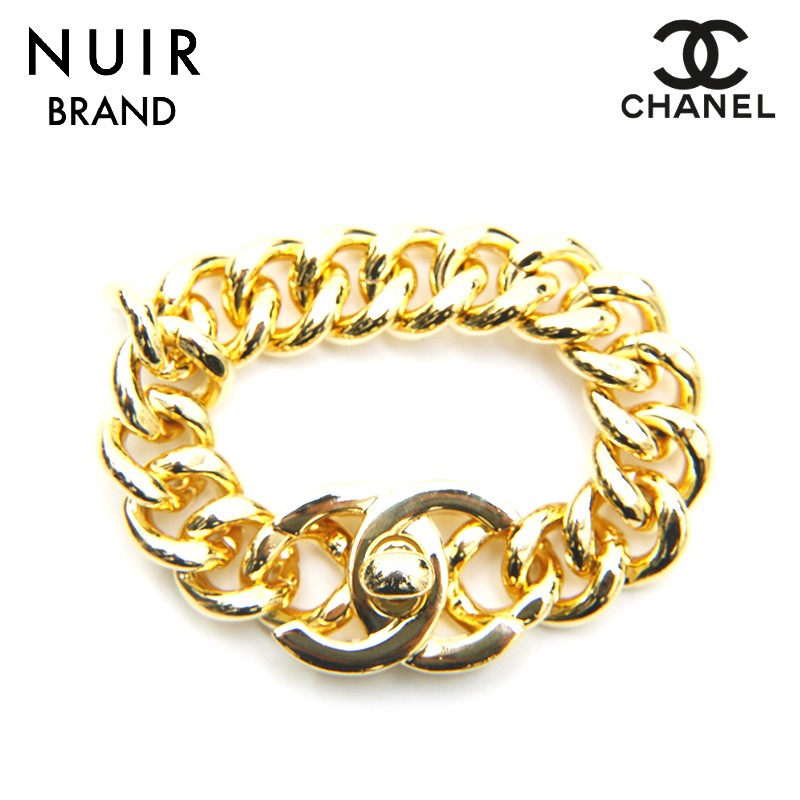 楽天市場】シャネル CHANEL ターンロック チェーン ブレスレット