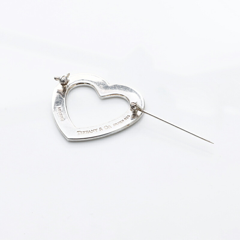 楽天市場】ティファニー TIFFANY&Co. ハート ブローチ シルバー WS7562