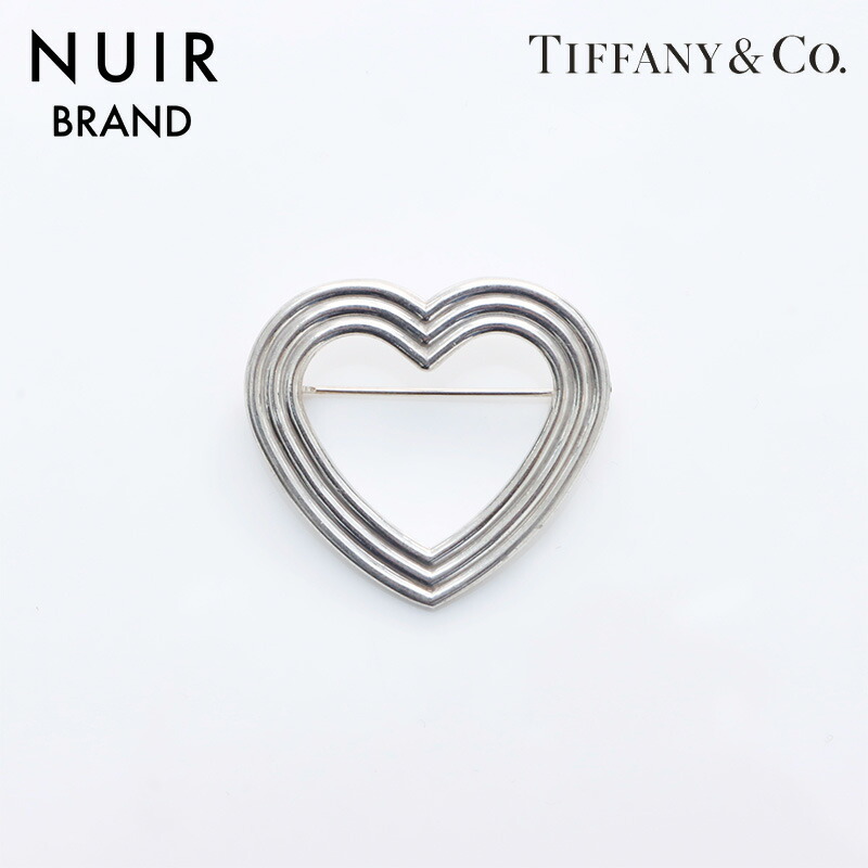 楽天市場】ティファニー TIFFANY&Co. ハート ブローチ シルバー WS7562