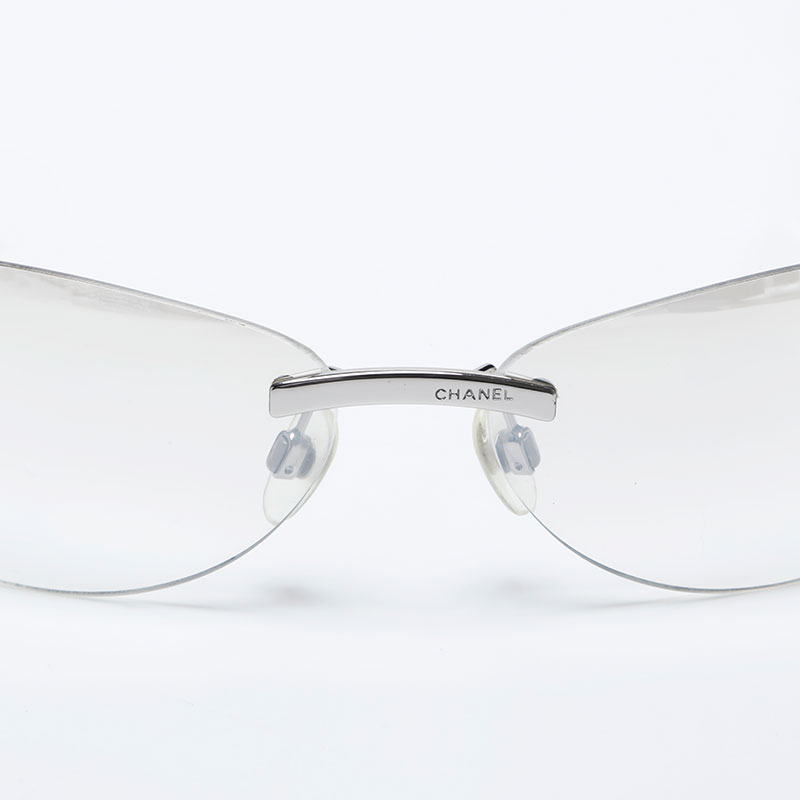 楽天市場】シャネル CHANEL リムレス フレームレス クリア ココマーク