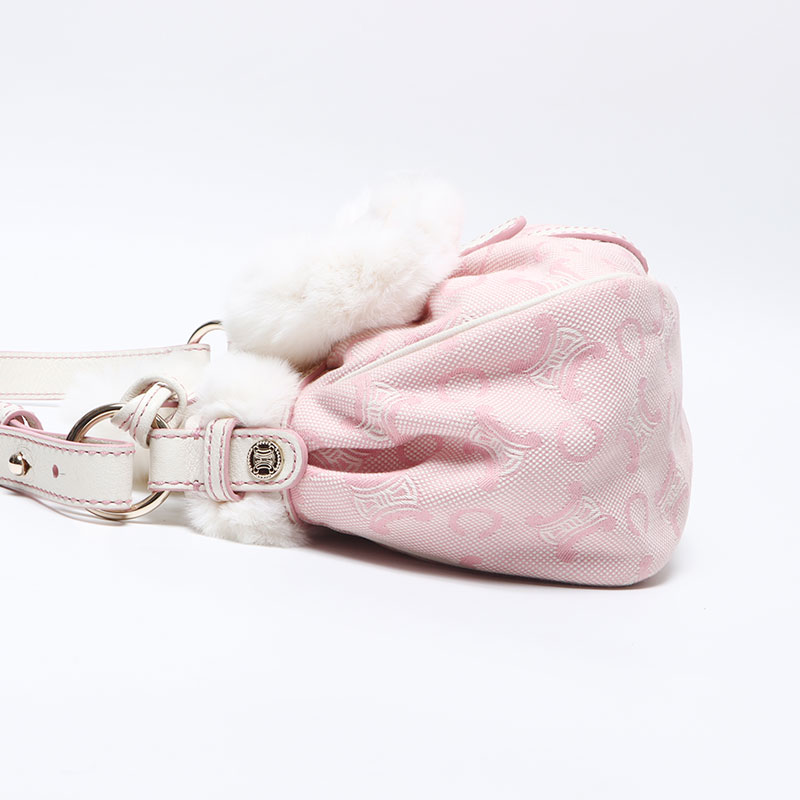 楽天市場】セリーヌ CELINE ラビットファー キャンバス マカダム