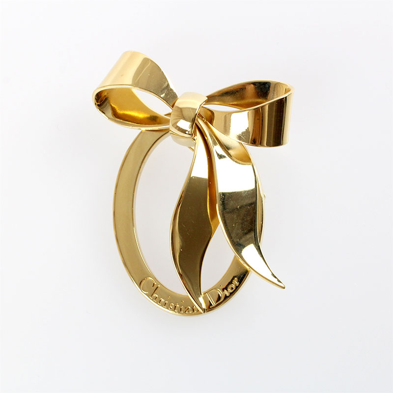 楽天市場】極美品 クリスチャンディオール Christian Dior ロゴ リボン