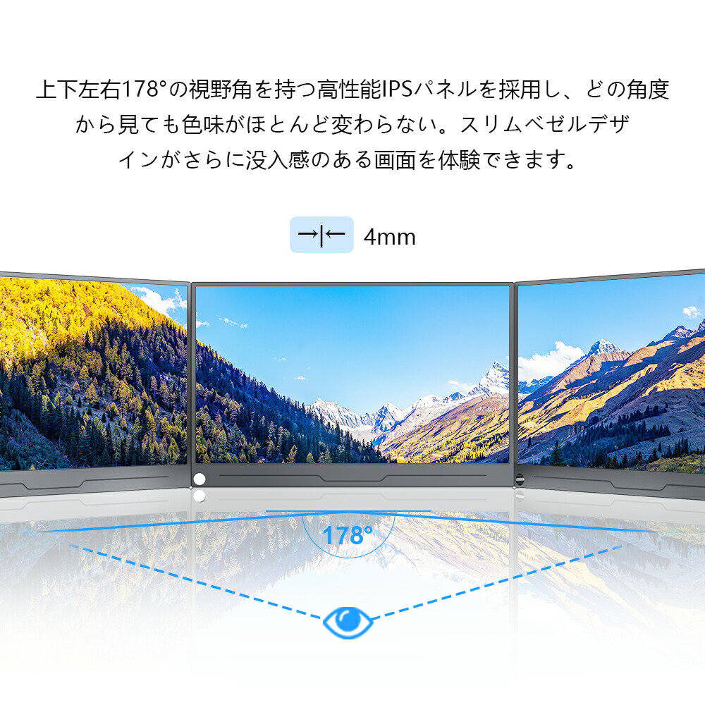 楽天市場】＼携帯式／モバイルモニター 13.3インチ 14インチ 1080P