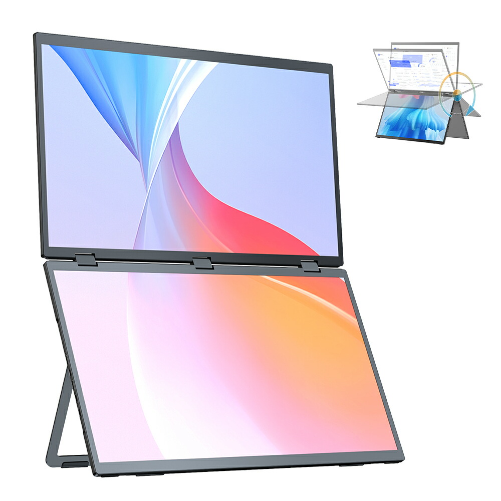 楽天市場】＼100hz／デュアルモニター 18.5インチ 100hz タッチ式