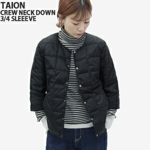 楽天市場】【クーポンで15%OFF】タイオン/TAION クルーネック7分袖