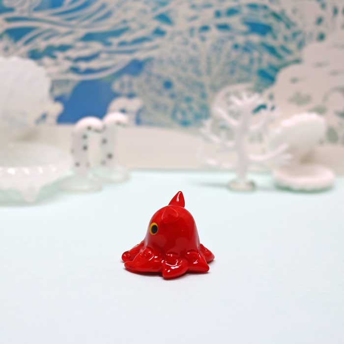 楽天市場】ガラス細工 メンダコ タコ たこ メンダコ めんだこ 魚類 海