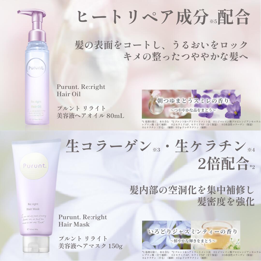 楽天市場】プルント Purunt シャンプー トリートメント ヘアマスク 3点