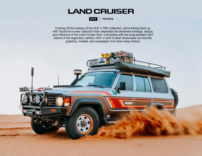 楽天市場】ハフ ジャケット トヨタ ランドクルーザー HUF TOYOTA LAND