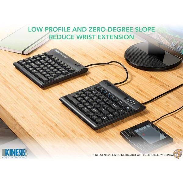 楽天市場】Kinesis Freestyle2 Ergonomic Keyboard for PC (20