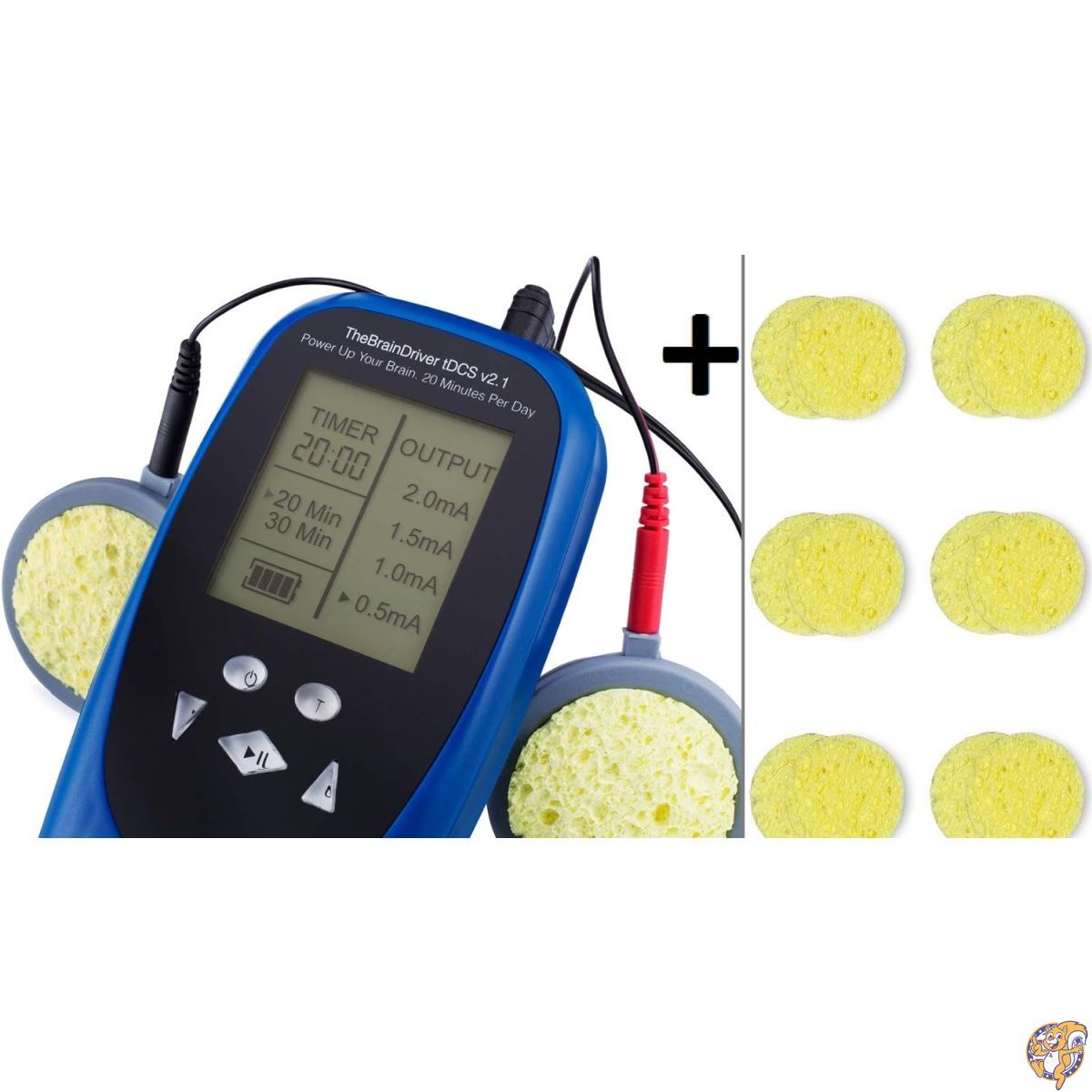 focus v3 TDCSデバイスと予備スポンジ22枚 Focus V3｜刺激で集中力