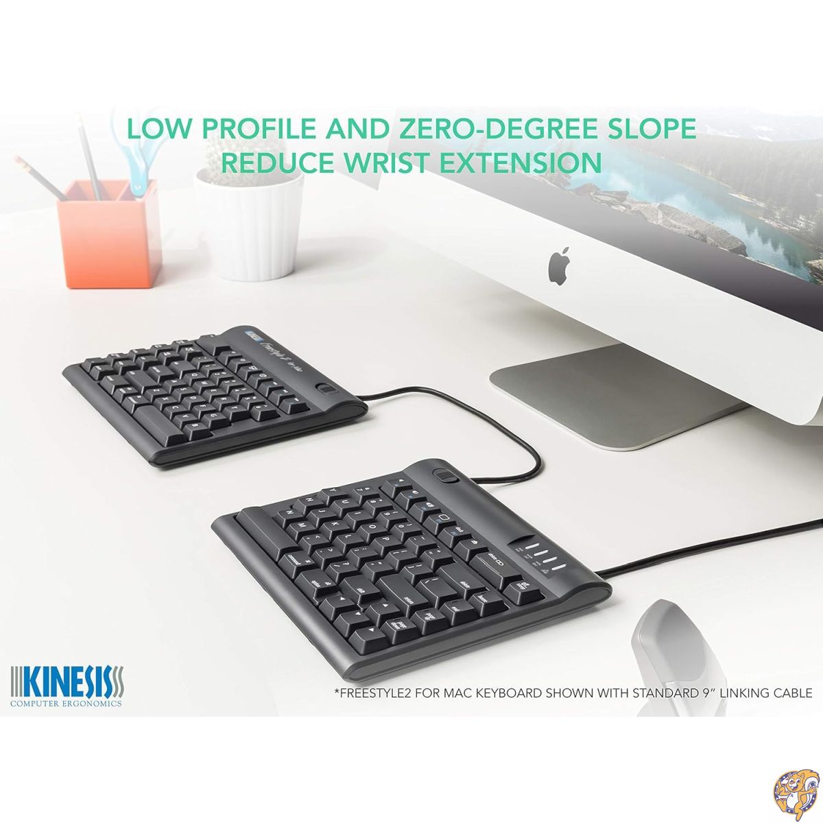 楽天市場】Kinesis Freestyle2 Keyboard [KB800HMB-us-20] 【キネシス
