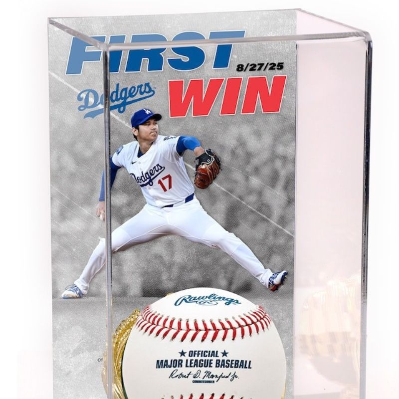 楽天市場】大谷翔平 先発投手 初勝利記念 野球ボール ディスプレイ