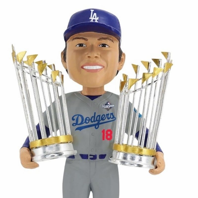 楽天市場】山本由伸 2025 ワールドシリーズ 連覇記念 ボブルヘッド