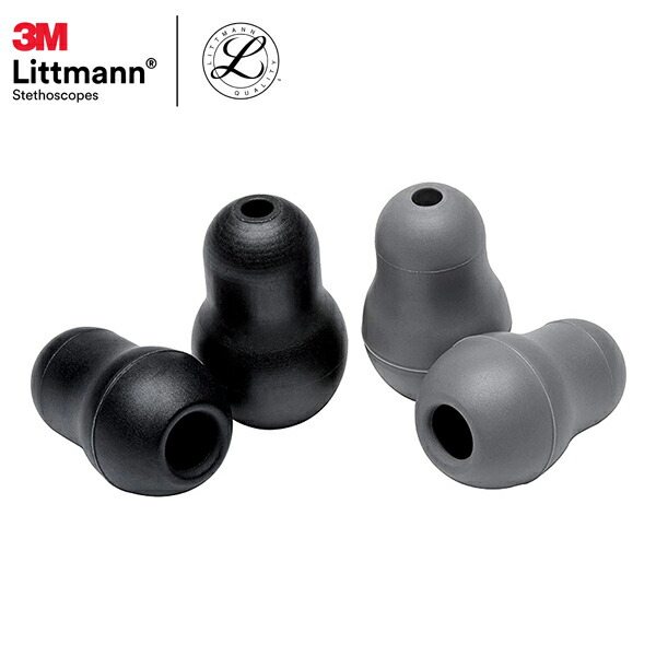 聴診器 シングルヘッド イヤーチップ2個付き。ブラック カネイシ FOCAL