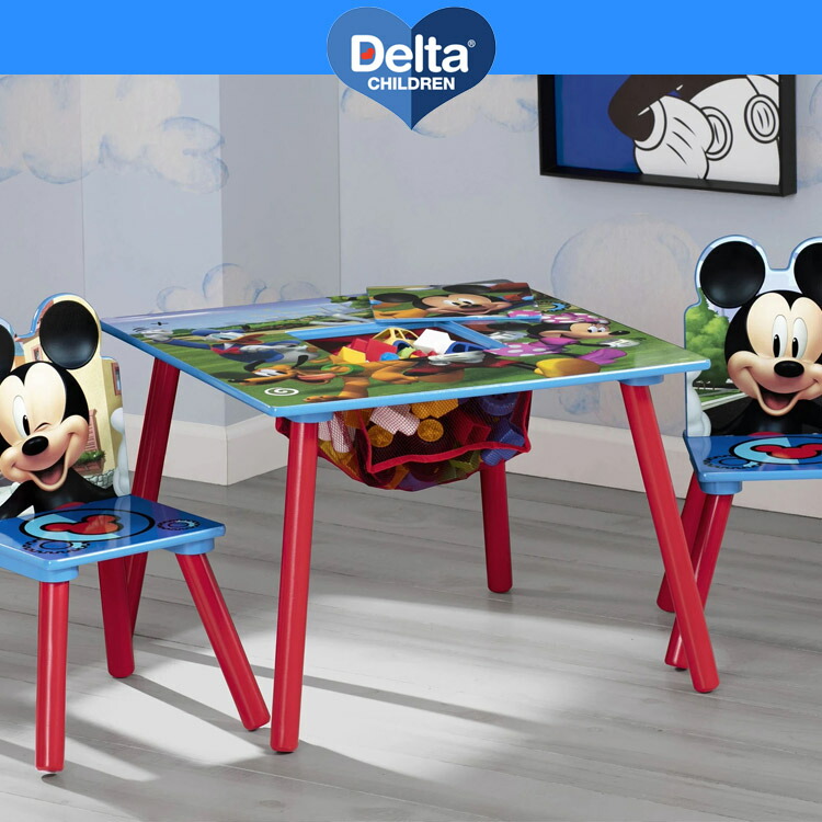 楽天市場】デルタ ディズニー ミッキーマウス テーブル&チェア セット