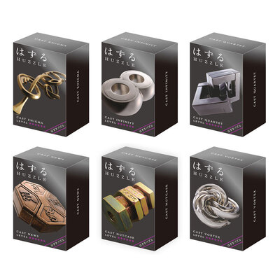 楽天市場】(レベル6) はずる(HUZZLE) キャスト 6種セット 【 知恵の輪