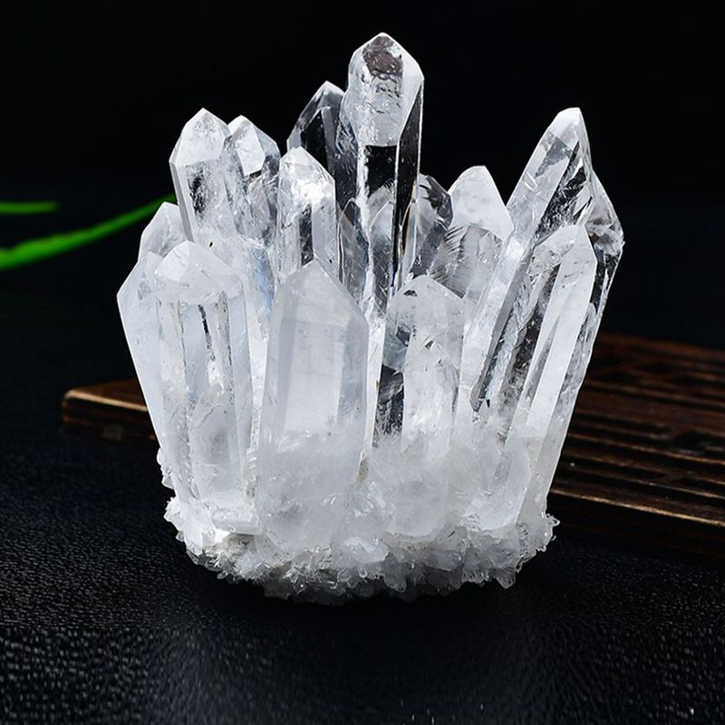 楽天市場】天然水晶 原石 天然石 台座付き クラスター 置物 浄化 黄