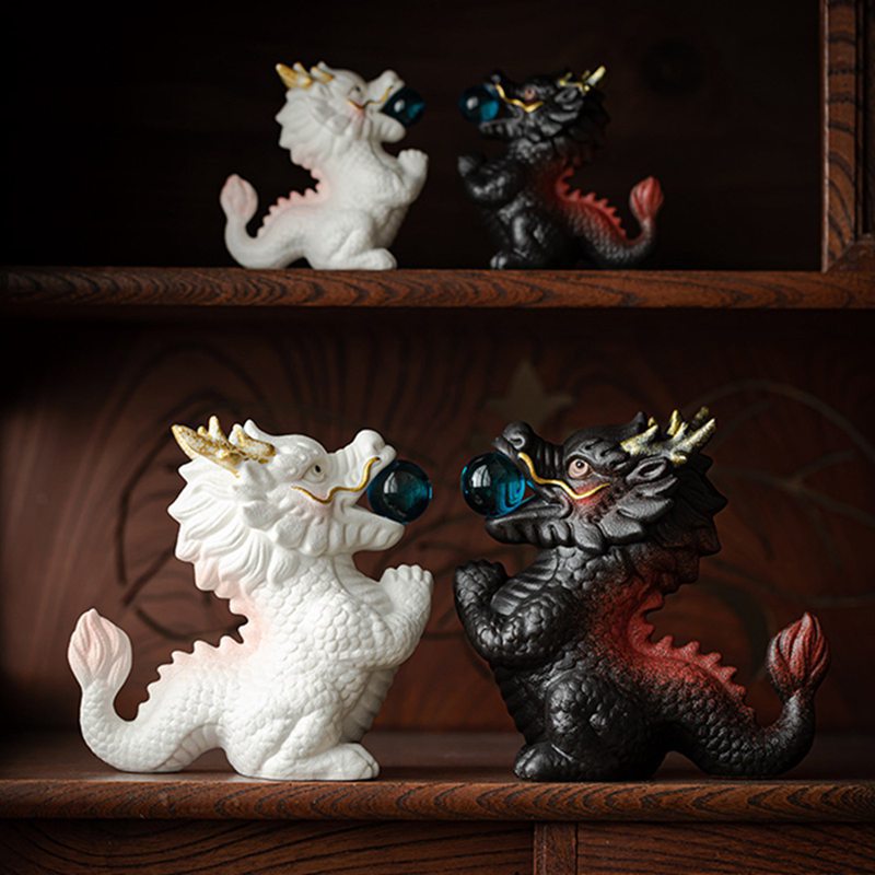 楽天市場】可愛い 龍の置物 干支 たつ 辰 竜 陶器 龍神 開運 干支飾り