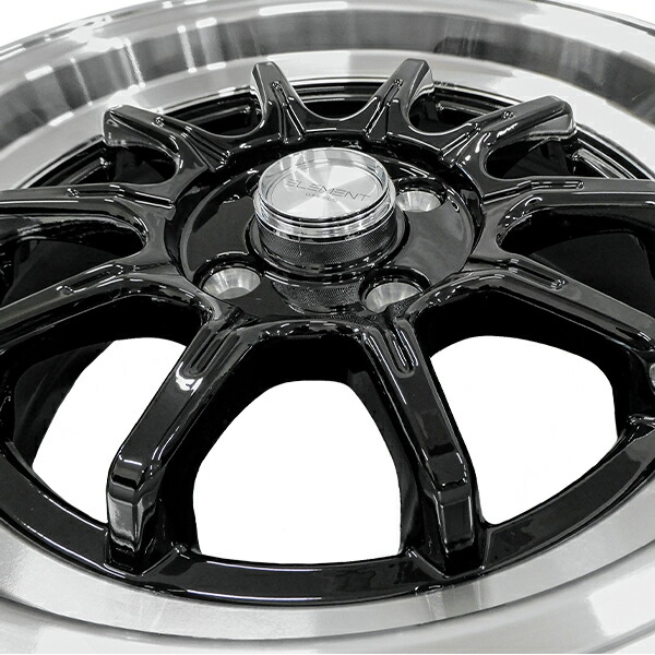 楽天市場】タイヤホイール 4本セット ELEMENT L024 185/55R15 15インチ