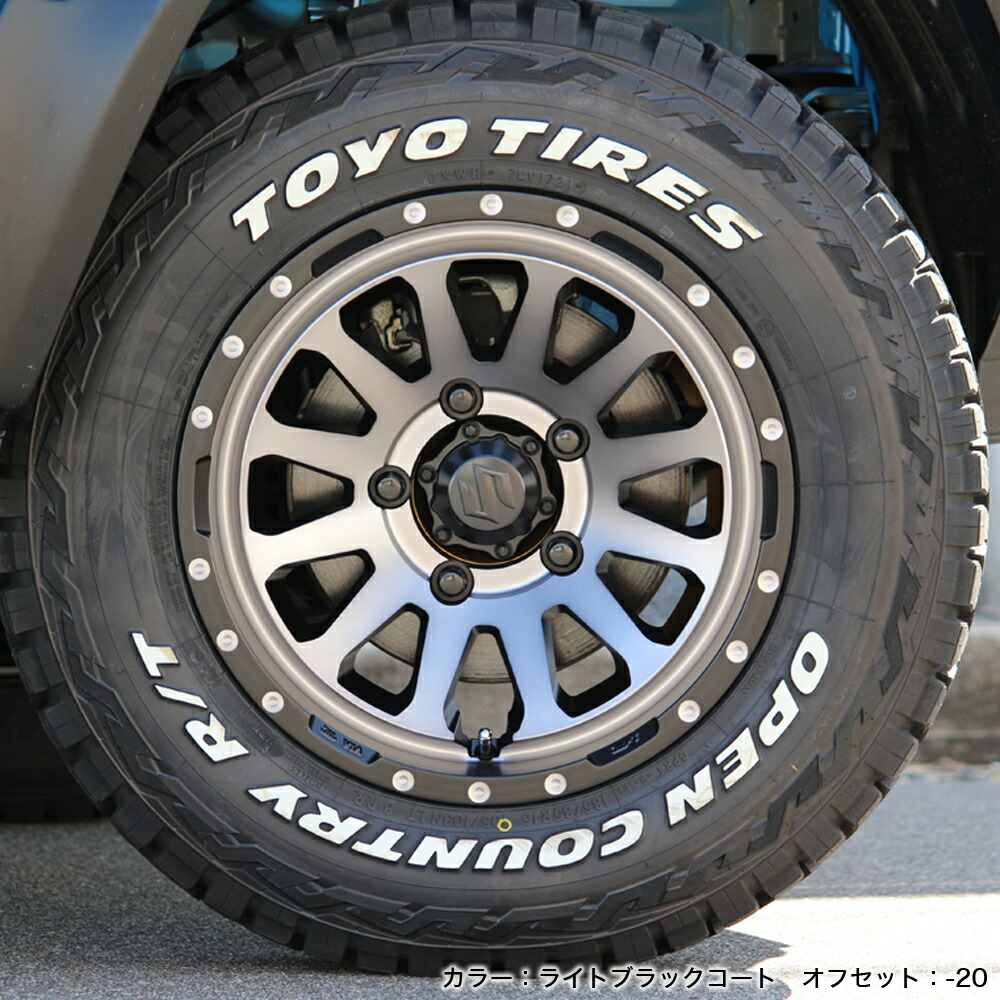 楽天市場】ジムニー ホイール 4本セット MUD-ZEUS 16インチ 5.5J -20
