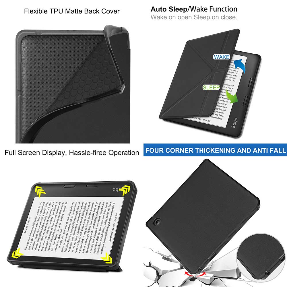 楽天市場】楽天 Kobo Sage 8インチ専用 ケース カバー 高級PUレザー