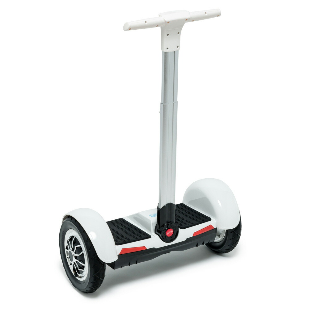 楽天市場】電動 バランススクーター 立ち乗り スクーター バー付き