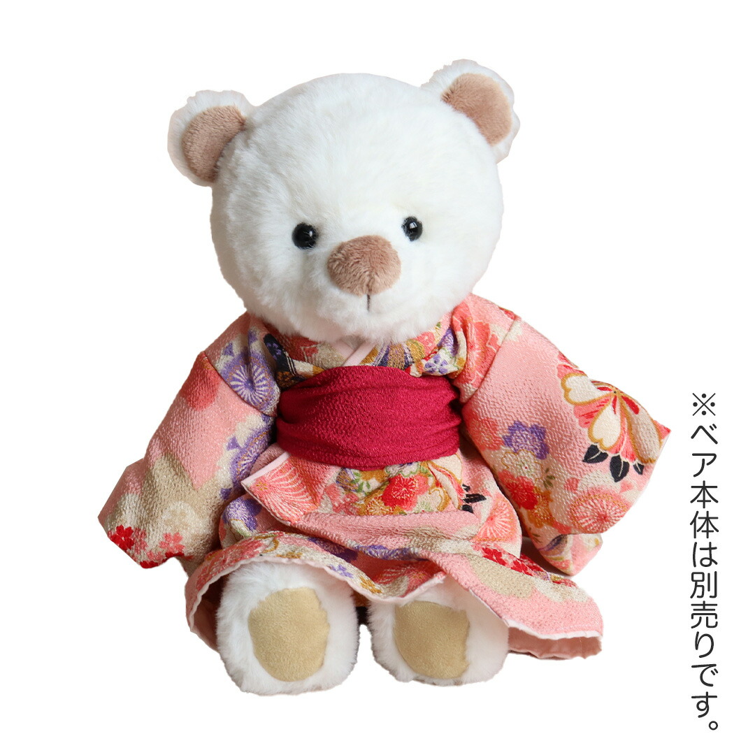 楽天市場】ちりめん着物GIRL（桃色） [身長20〜22センチ