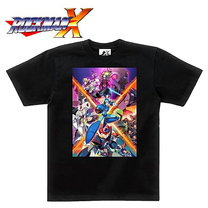 楽天市場】ロックマンX ビジュアル Tシャツ/25周年アニバーサリー