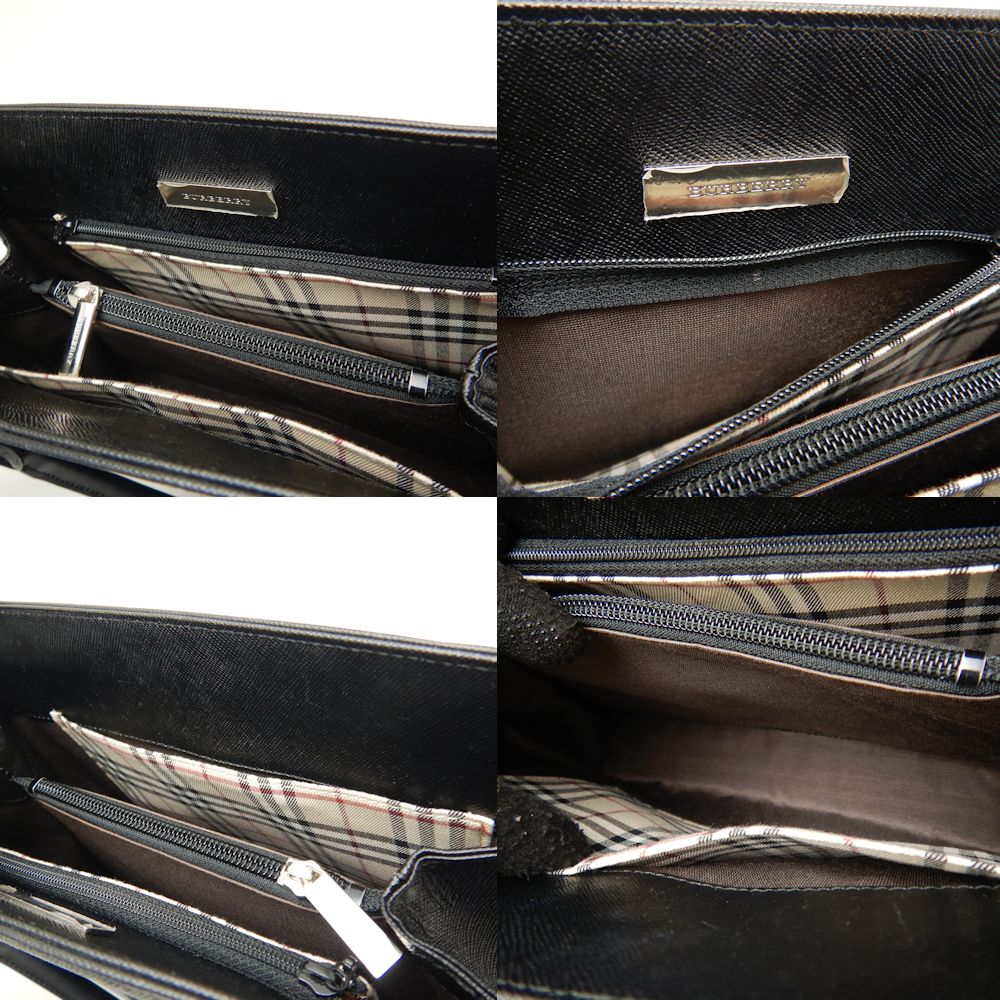 楽天市場】BURBERRY バーバリー ハンドバッグ サフィアーノ レザー