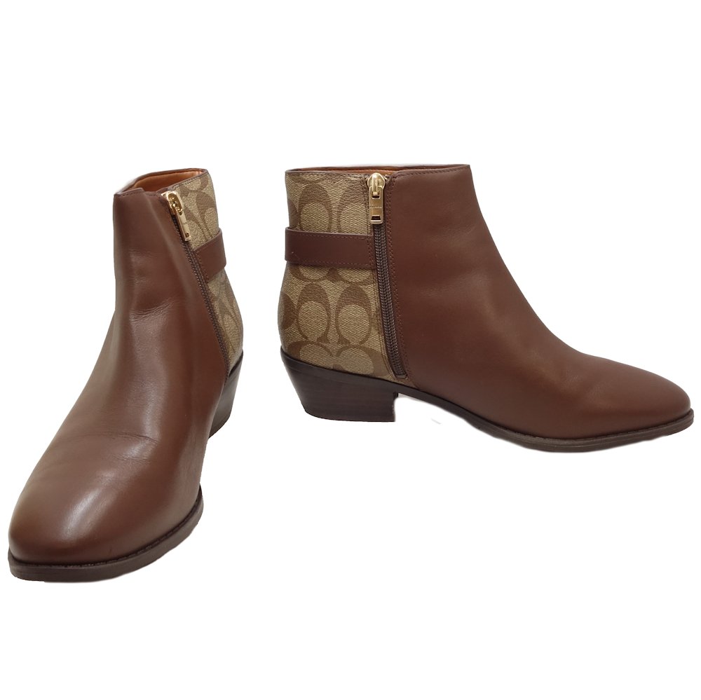 楽天市場】コーチ COACH ショートブーツ ブーツ サイズ7.5 レザー