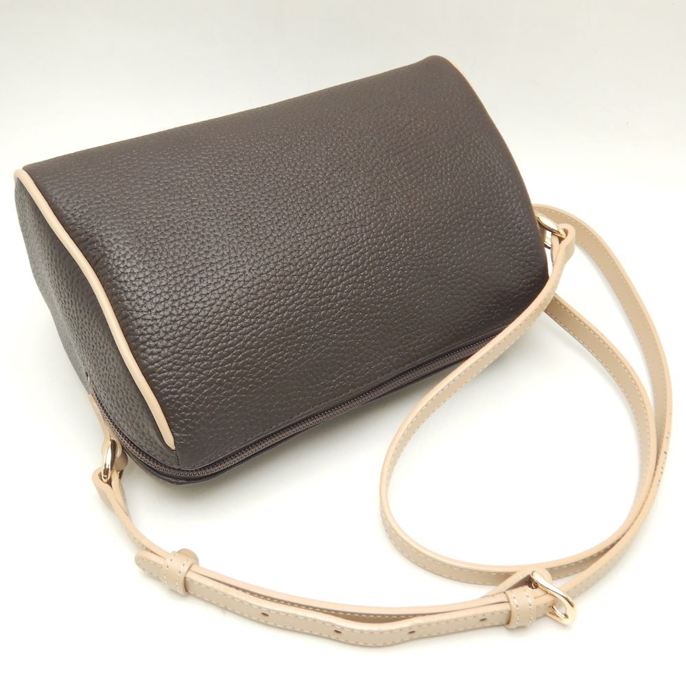 楽天市場】Kitamura キタムラ レザー ショルダーバッグ レザー チョコ