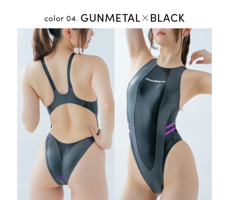 楽天市場】【PHARFAITE】SGS/HORSE-SHOEクロスバックスイムウェア 光沢