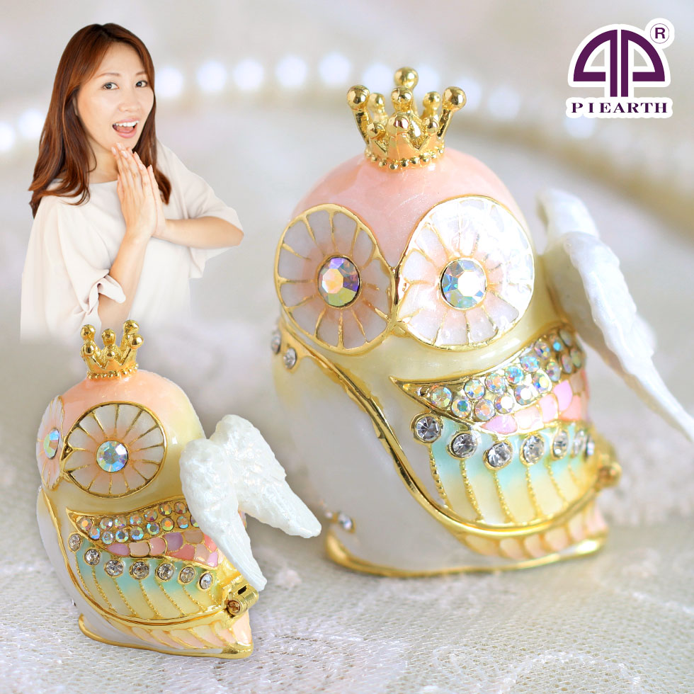 楽天市場】【正規品】 天使のフクロウ （不苦労） 縁起物 クリスタル