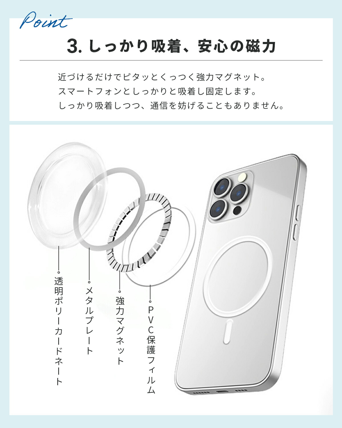 楽天市場】【最大30%offクーポン】 MagSafe リング MagSafe シール